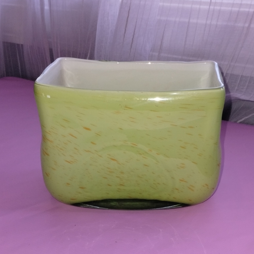 Green Ceramic Planter